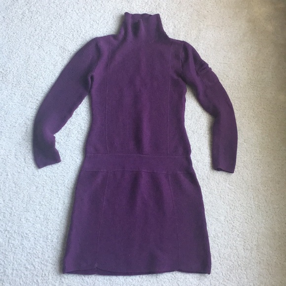 Athleta Dresses & Skirts - ❌SOLD❌Athleta plum purple drop waist sweater dress